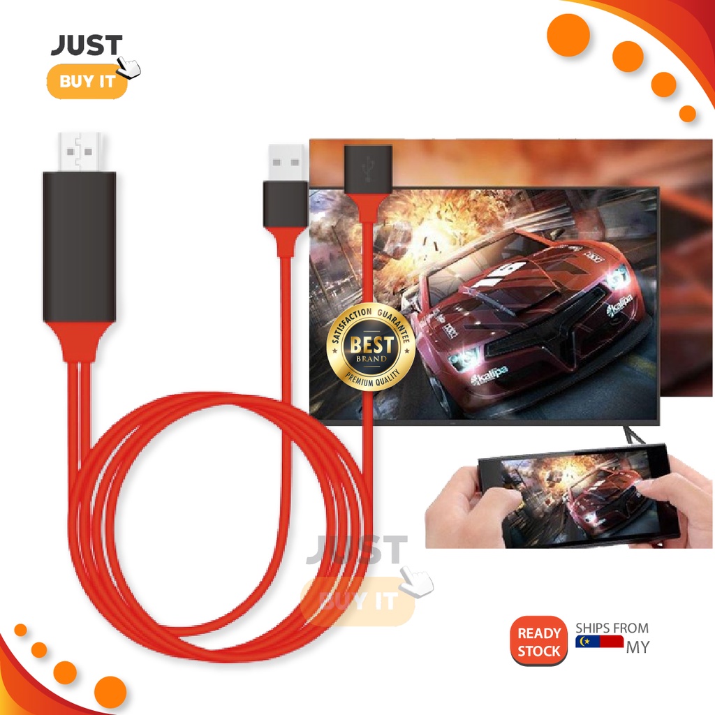 Mirascreen HDTV Av USB Cable Connector Converter Adapter Mobile Kabel