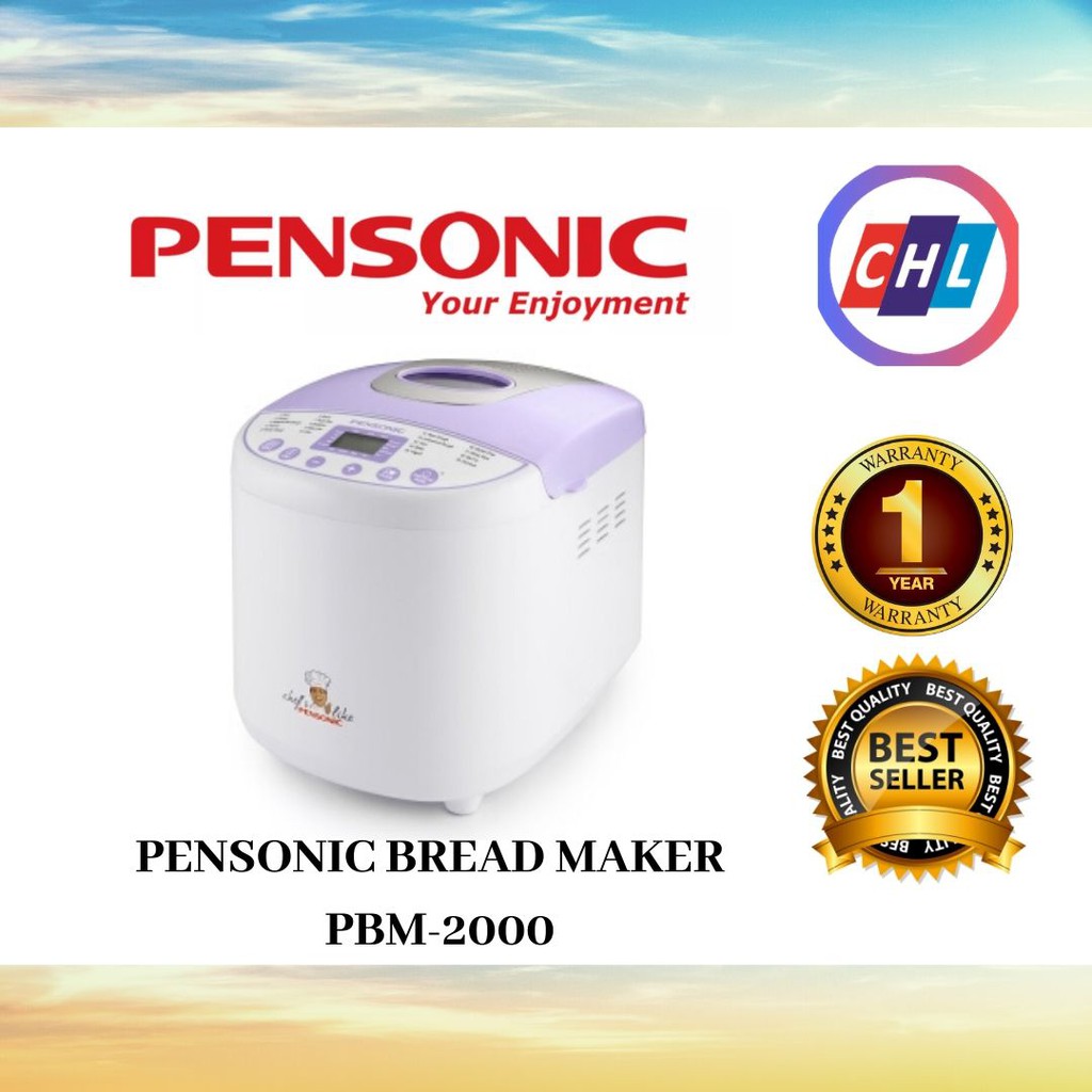 Pensonic PBM2000 Bread Maker (Ready Stock+Fast Shipping)(650W