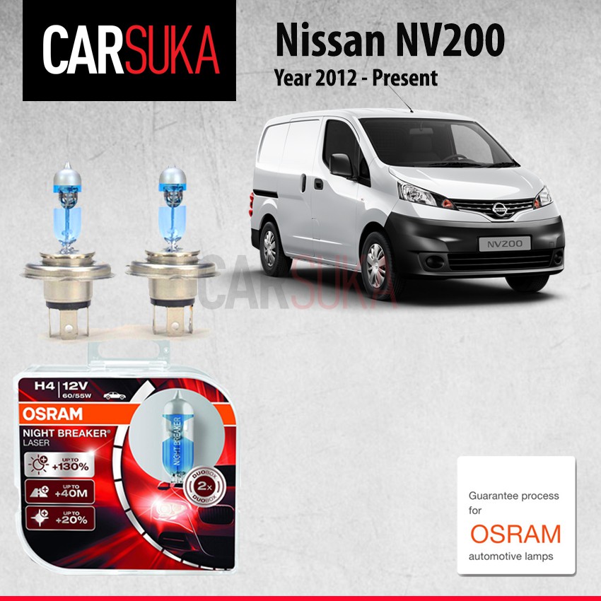 OSRAM Head Lamp Headlights for Nissan NV200 (2012 Present) Night