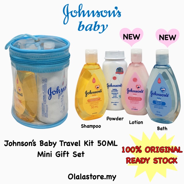 JOHNSON’S BABY Travel Kit 50ML / Mini Gift Set Shopee Malaysia