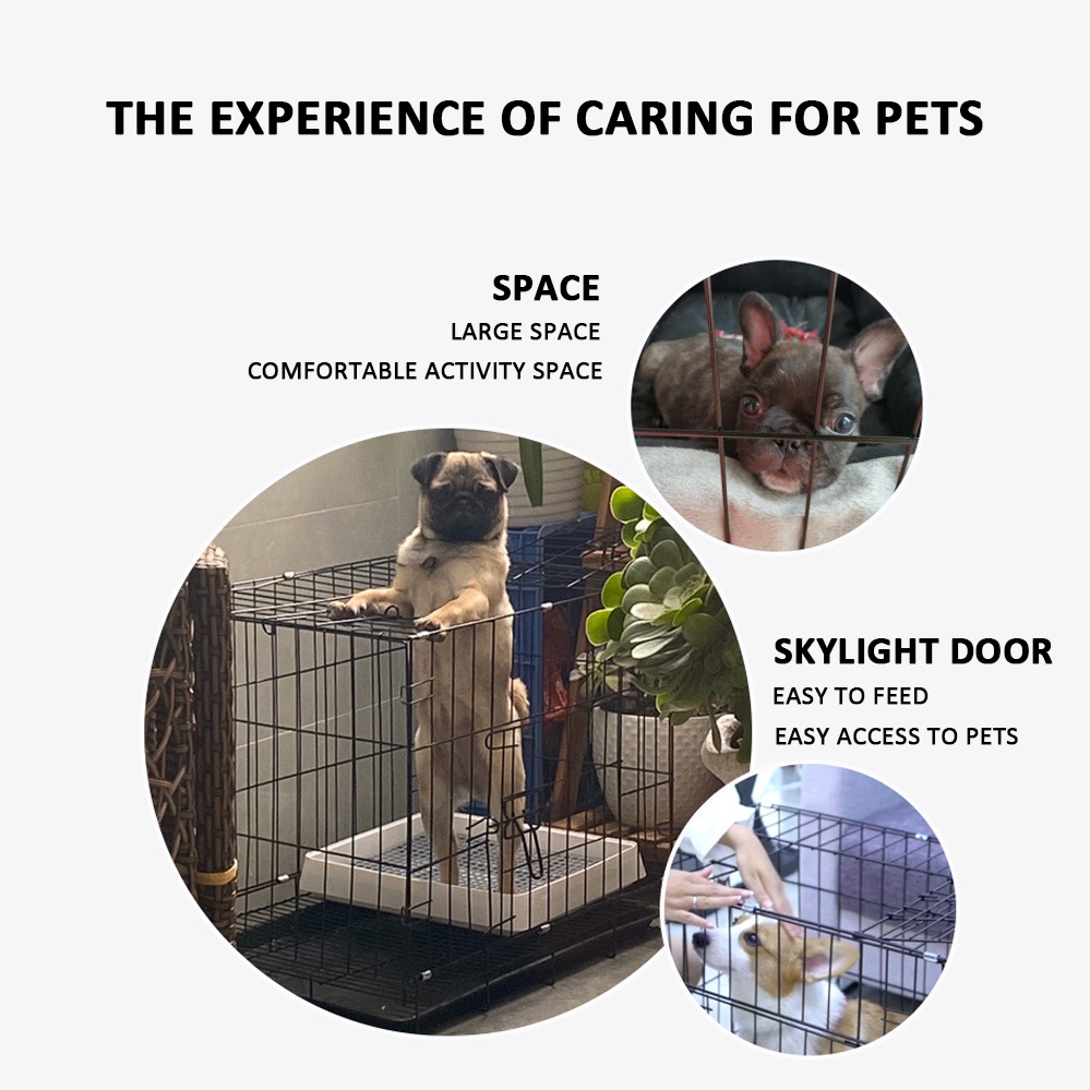 Sangkar Anjing ⚠️ Metal foldable dog cages, small and medium and large