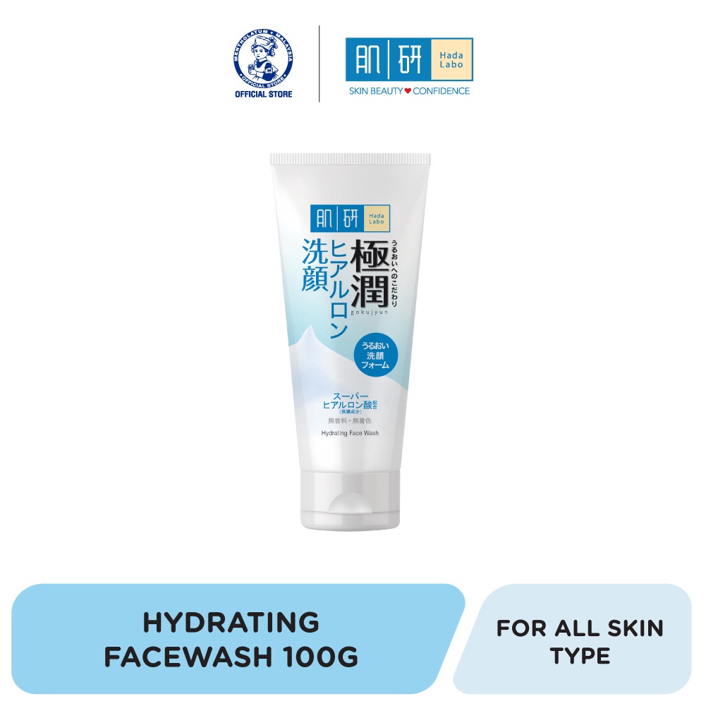 Hada Labo Super Hyaluronic Acid Hydrating Face Wash 100g [Moisturizing