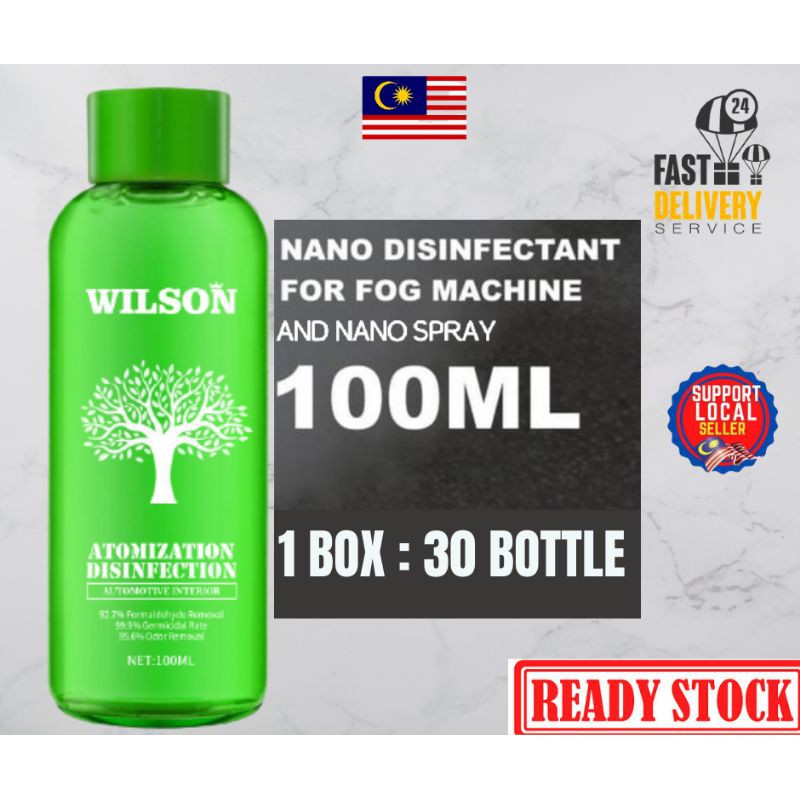 Nano Mist Disinfection 360 Atomized Disinfectant Liquid 100ml Fogging