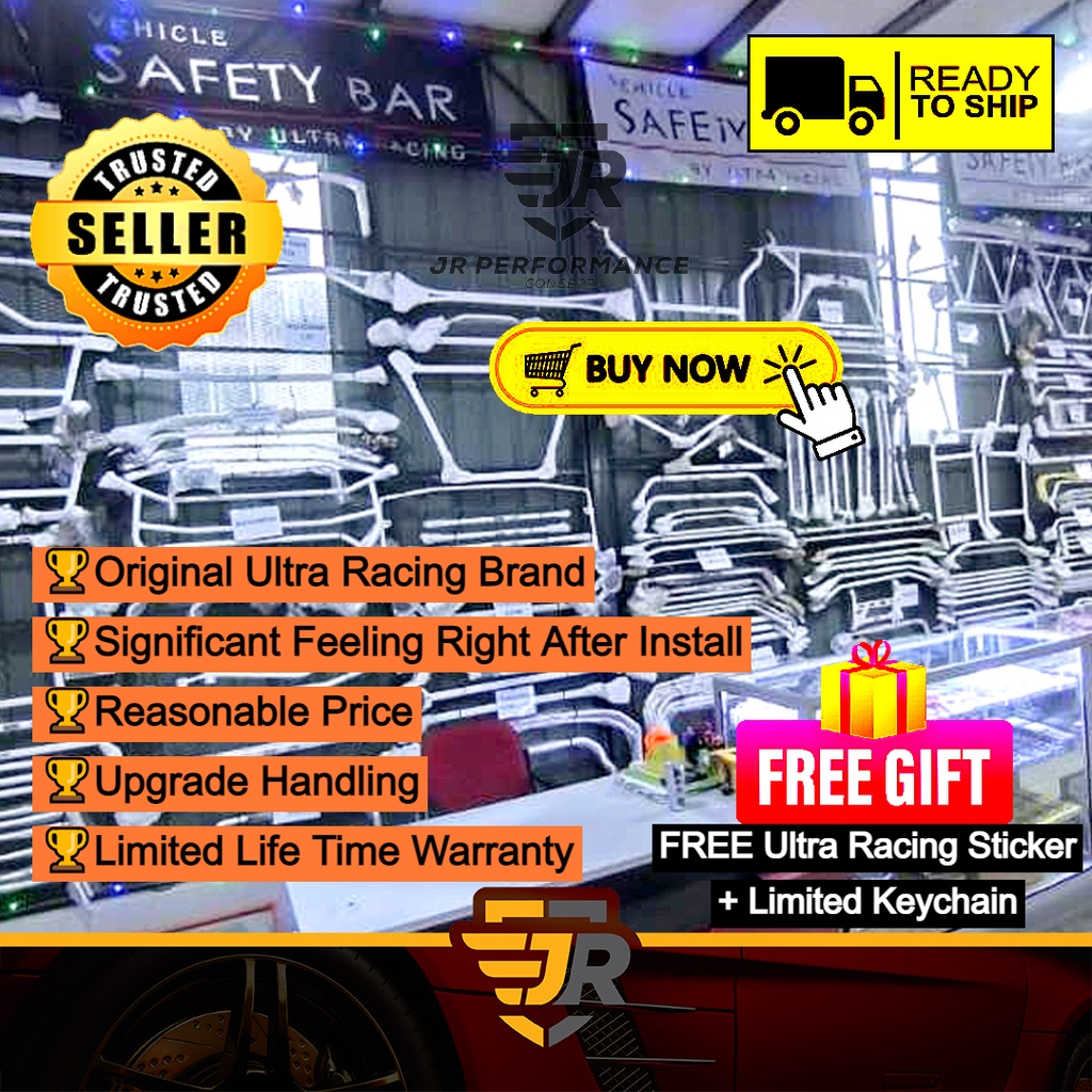 Ultra Racing Safety Bar Perodua Axia Bezza Rear Anti Roll Bar Rear
