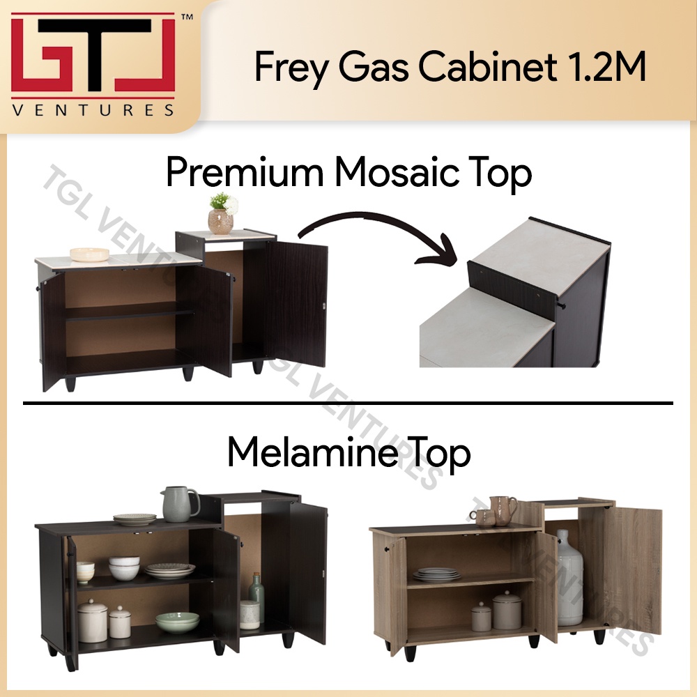 TGL Frey Gas (Mosaic Top) / Almari Dapur Gas / Stove