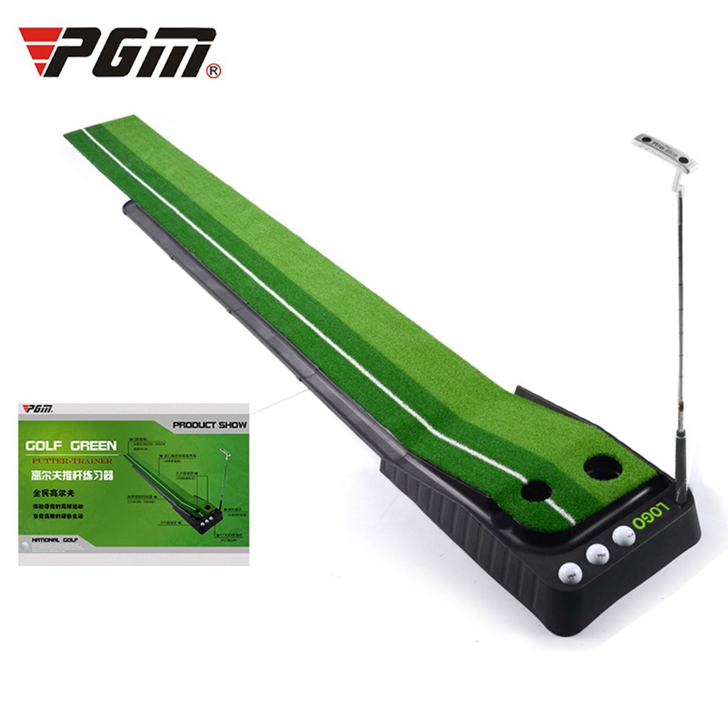 PGM Indoor Golf Putting Trainer Portable Golf Practice Putting Mat Golf