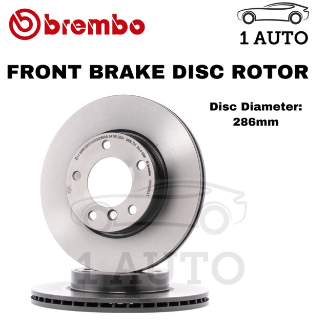 GENUINE BREMBO FRONT BRAKE DISC ROTOR BMW E36 318i 325i E46 318i 320i