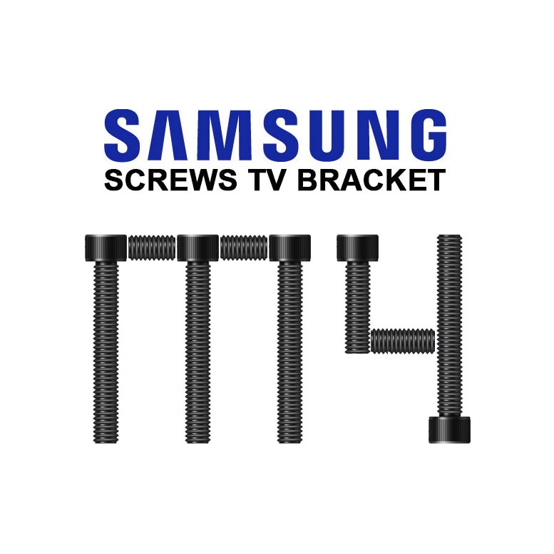 UNIVERSAL M4 Samsung Screw TV Wall Mount Bracket Screws Skru with