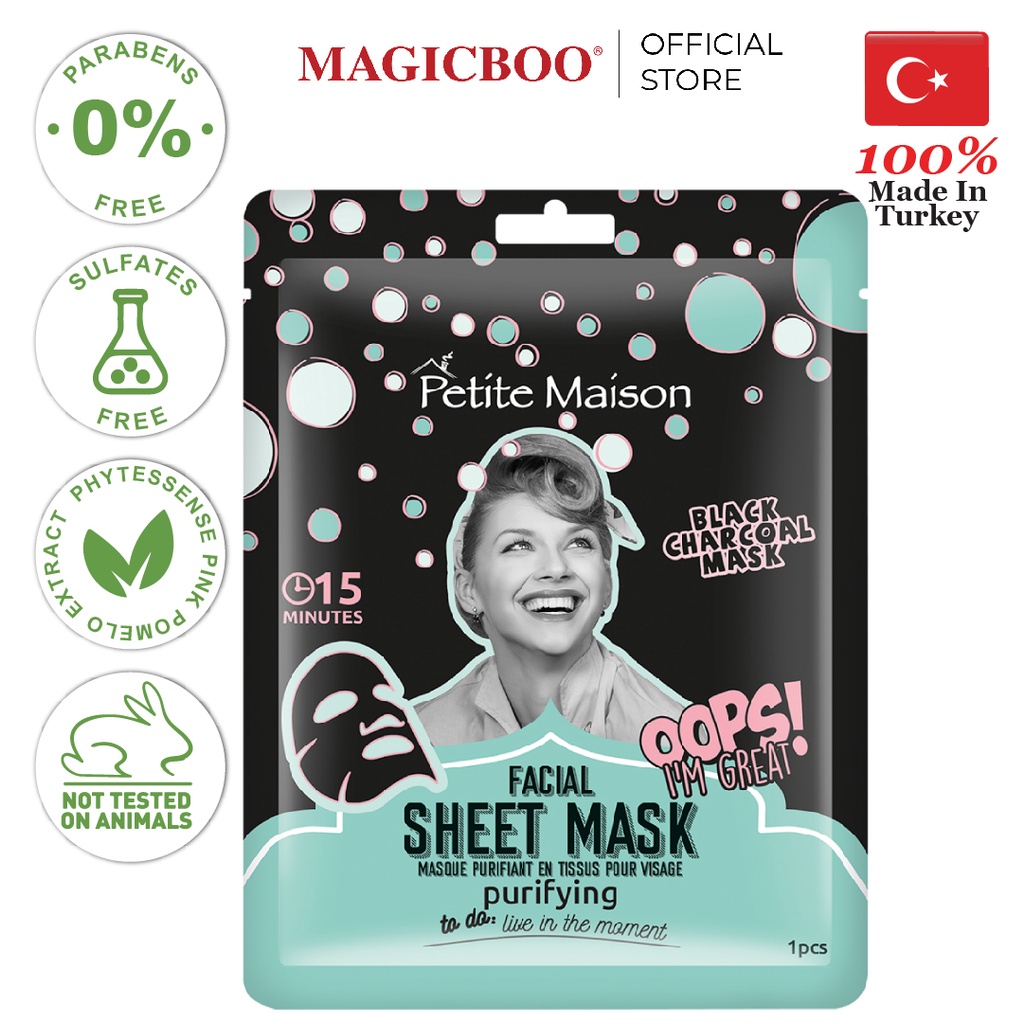 Magicboo Petite Maison Facial Sheet Mask Purifying 25ml [Expiry Date