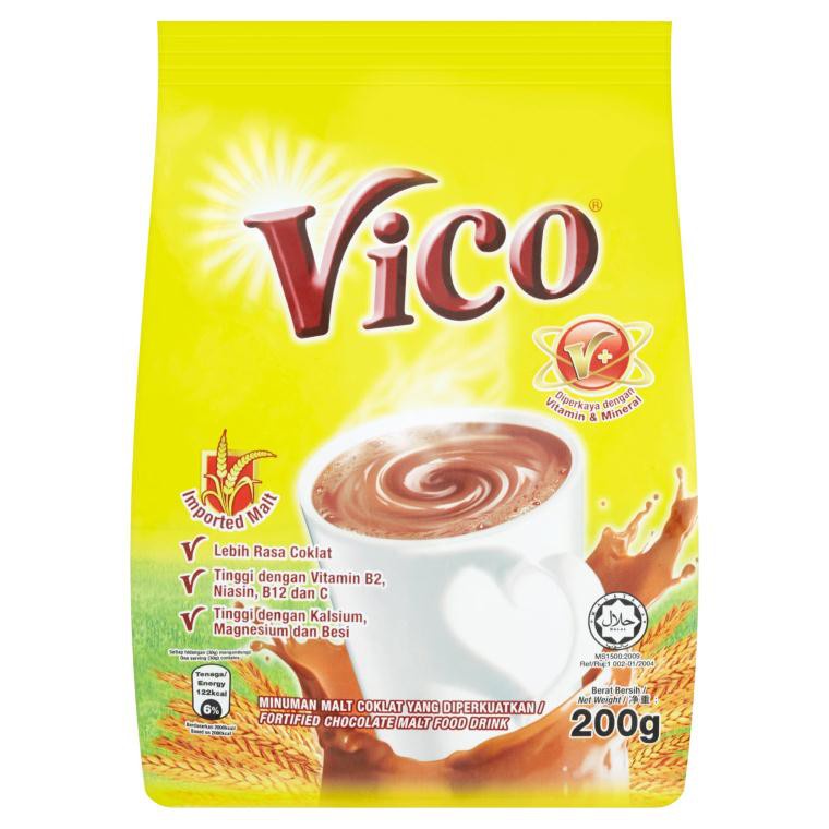 Vico Chocolate Malt Drink Pouch (200gm/400gm/900gm) Shopee Malaysia