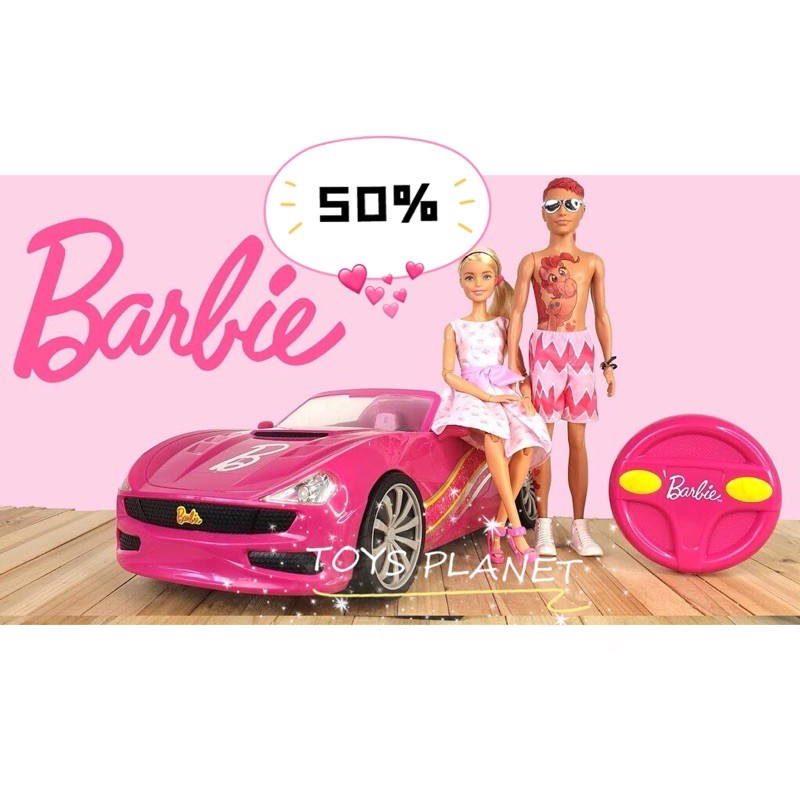 CLEARANCE!! NIKKO BARBIE CONVERTIBLE REMOTE CONTROL CAR (MD) Shopee