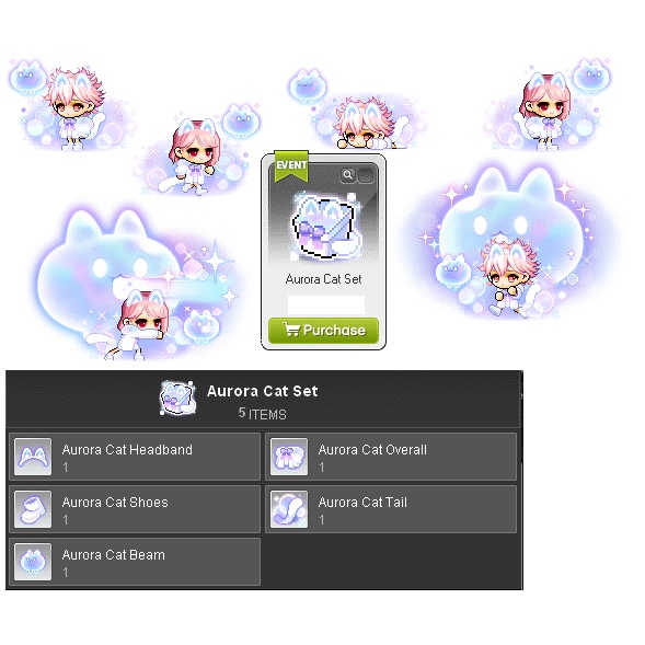 MapleStory Cash Set Fashion MapleSEA Maple Story Shopee Malaysia