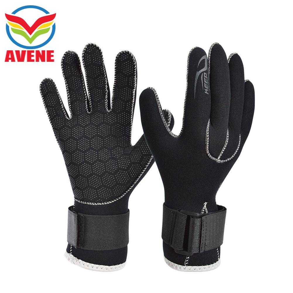 Adult 3mm Underwater Rescue Diving Swimming Snorkeling Gloves Neoprene