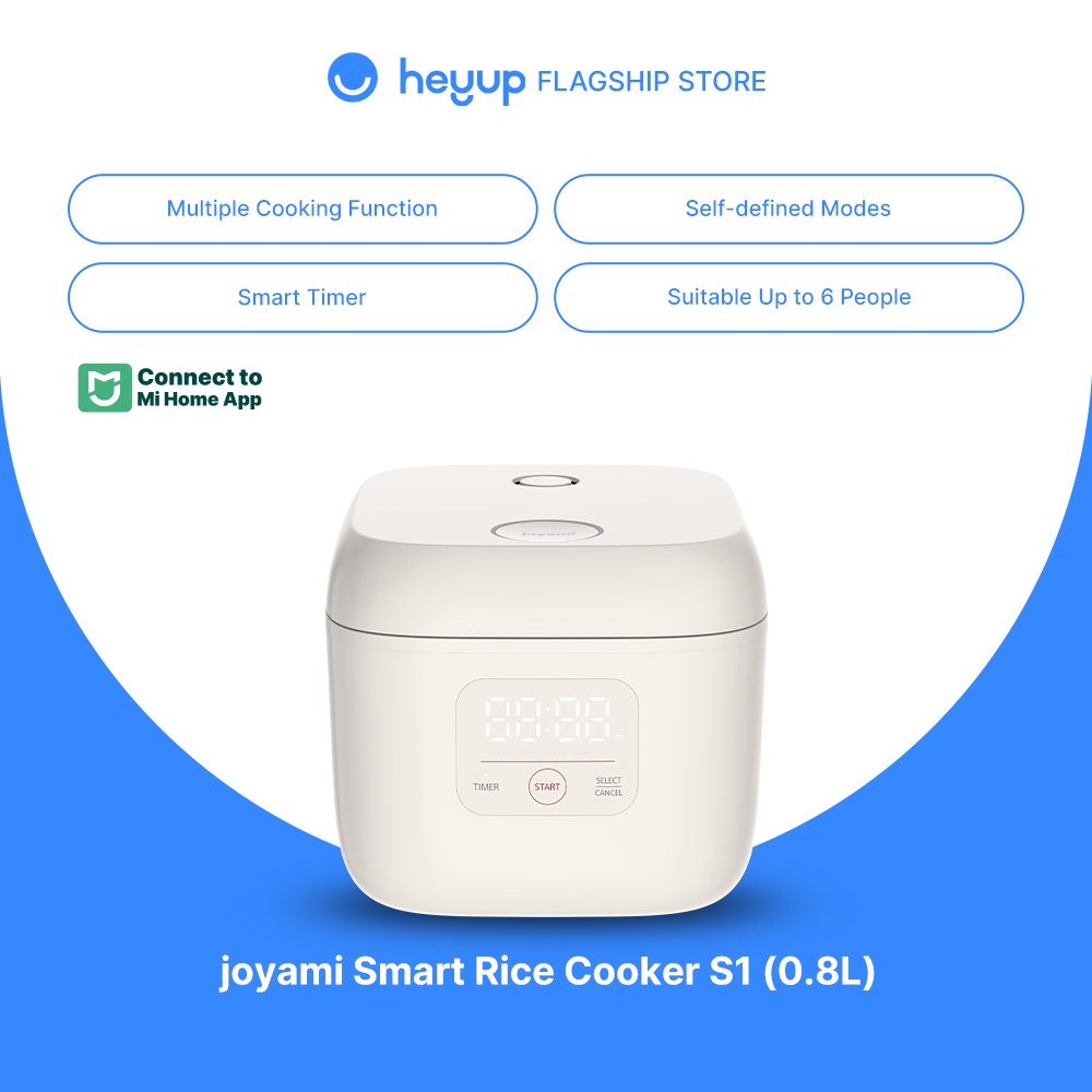 Xiaomi joyami Smart Rice Cooker S1 & L1 Connect to Mi Home App Serve Up