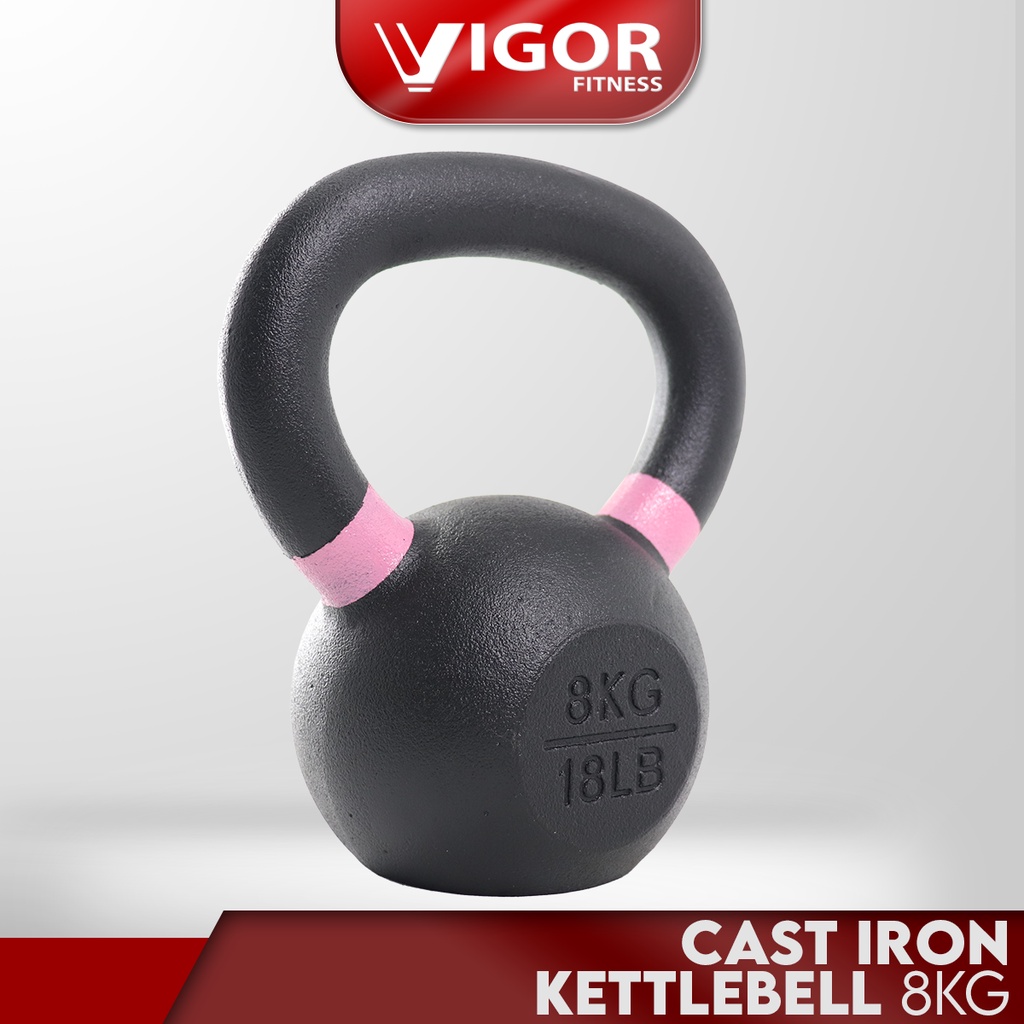 Vigor Fitness Coated Cast Iron Kettlebell (8kg) Shopee Malaysia