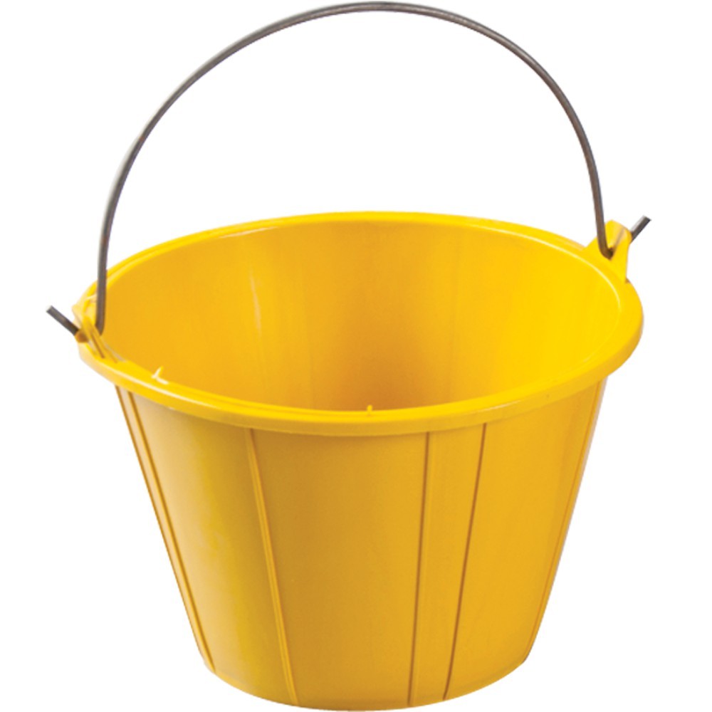 PLASTIC CEMENT PAIL YELLOW Shopee Malaysia