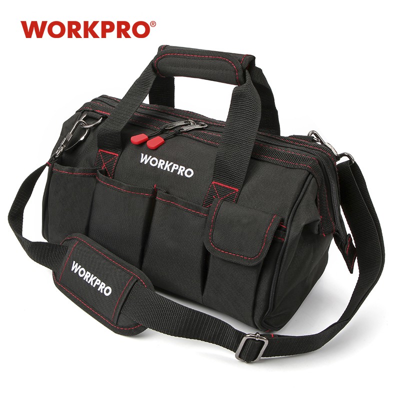 WORKPRO 14" Waterproof Tool Bags Travel Bags Men Crossbody Bag Shopee
