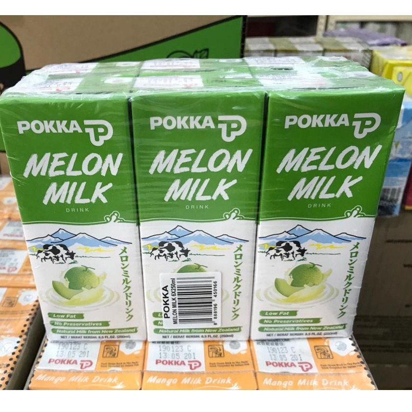 POKKA MELON MILK (250ML X 6) Shopee Malaysia