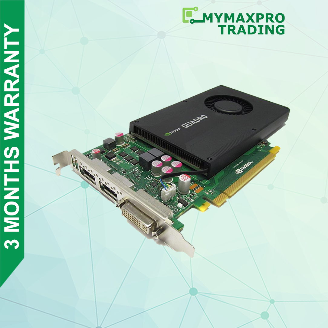 Nvidia Quadro K2000 2GB DDR5 128bit DVI Dual Display Port Graphic Card