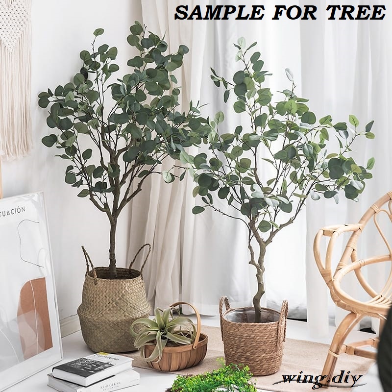 ARTIFICIAL EUCALYPTUS LEAVES TREE 120CM / EUCALYPTUS TREE MONEY PLANT