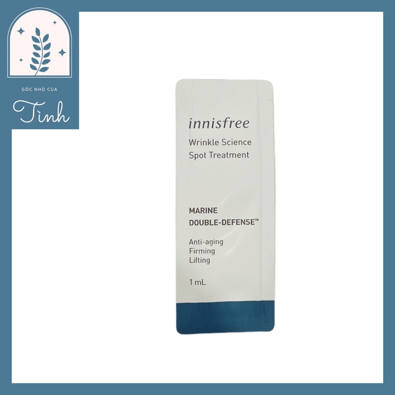 [SAMPLE] Innisfree WRINKLE SCIENCE SPOT TREATMENT 1ML Shopee Malaysia