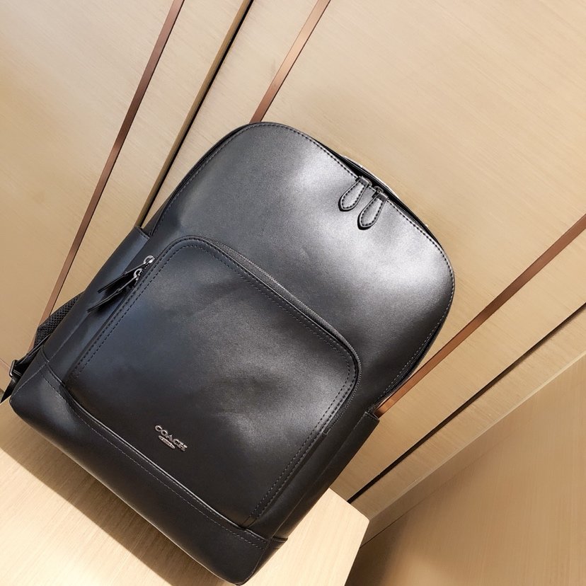 original Coach Backpack Waterproof Laptop Bag Travel Outdoor Shoulder Beg Handbag Leather School