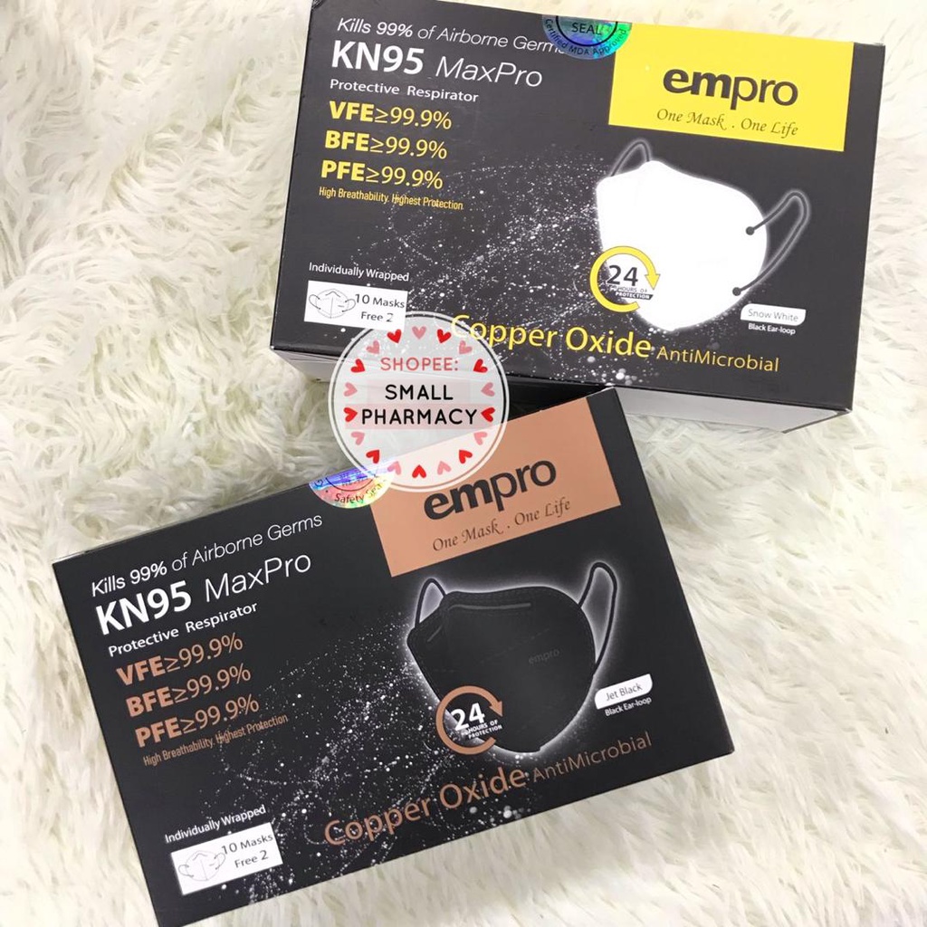 Empro KN95 Max Pro Mask Copper Oxide 5Ply Mask Protective Respirator