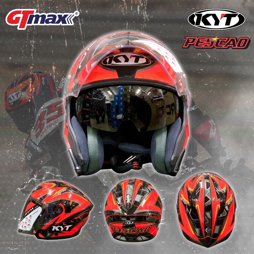 KYT SPECIAL EDITION HELMET 2022 NFJ PESCAO HAFIZH SYAHRIN KYT HELMET