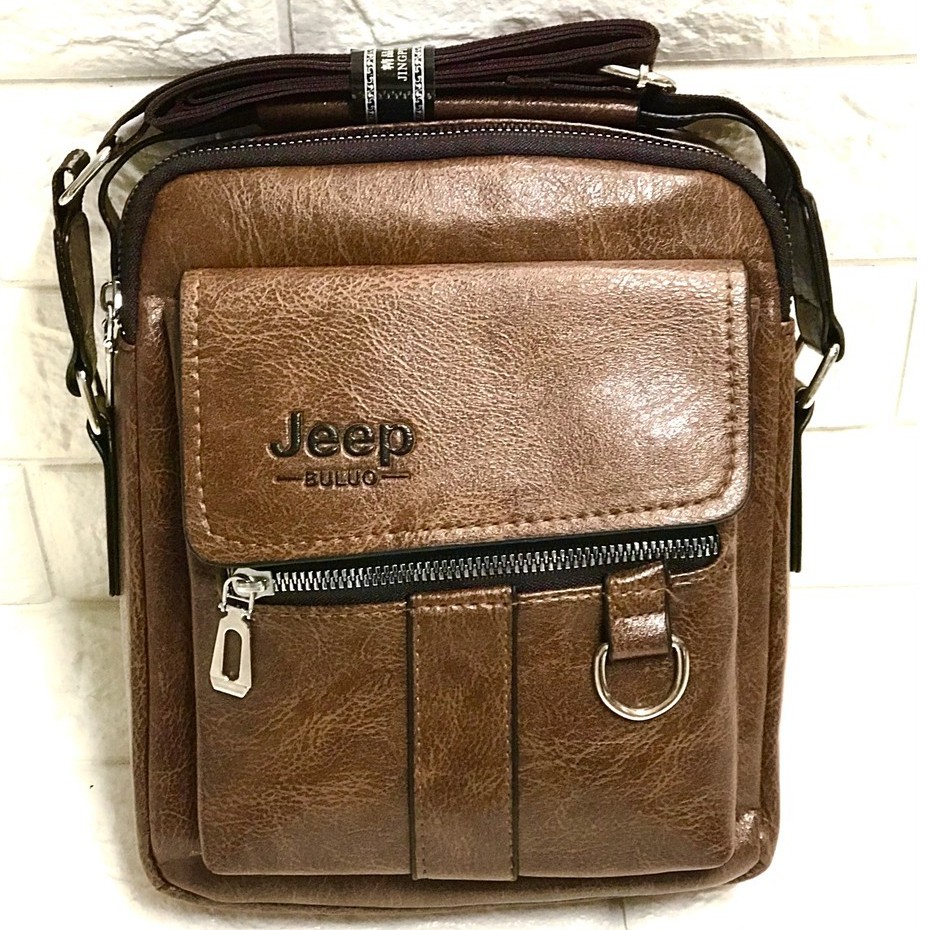 Ready Stock!! Business Men Sling Shoulder Bag Jeep Messenger Bag Pu