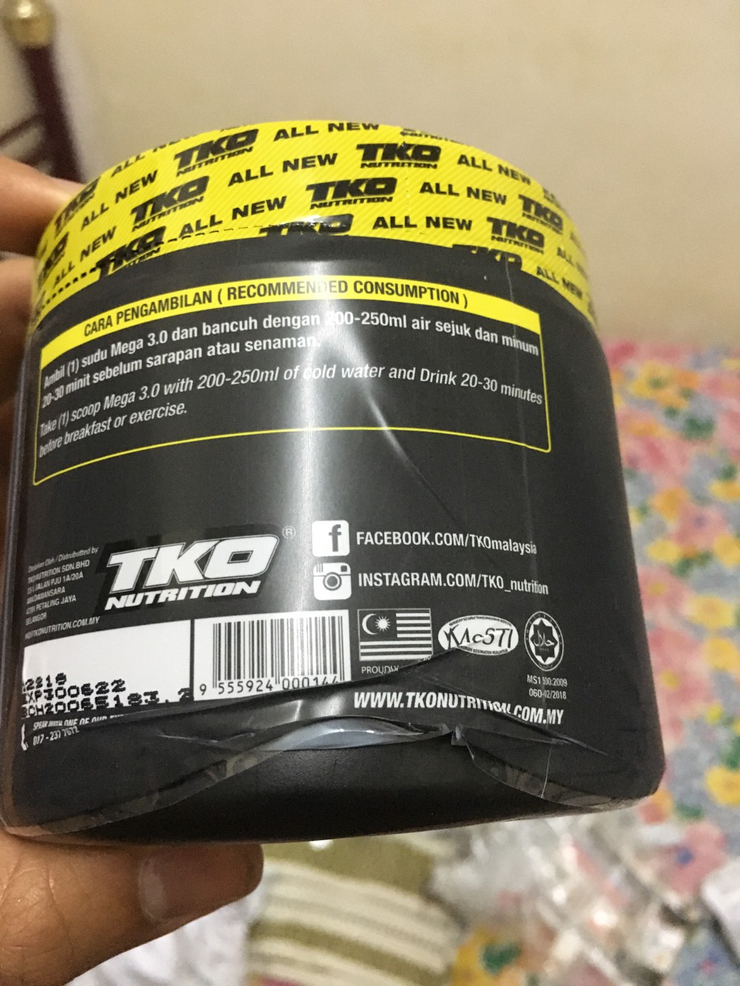 [ORI FROM HQ] TKO Nutrition Fat Burner MEGA 3.0 Supplement Kurus 40 Servings (Fast+FREE SHIPPING