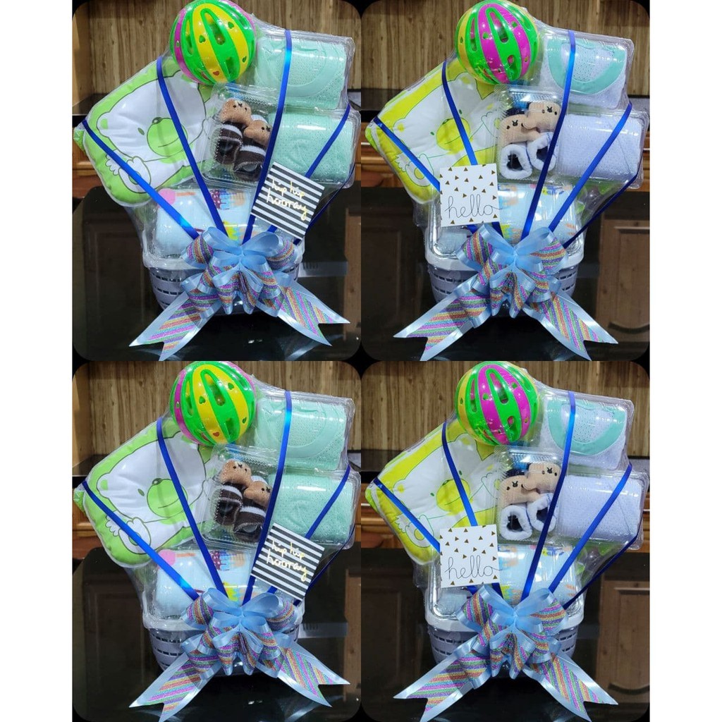 BABY BOY !! MURAH&BERBALOI ! BABY NEWBORN HAMPER BASKET GIFT FREE