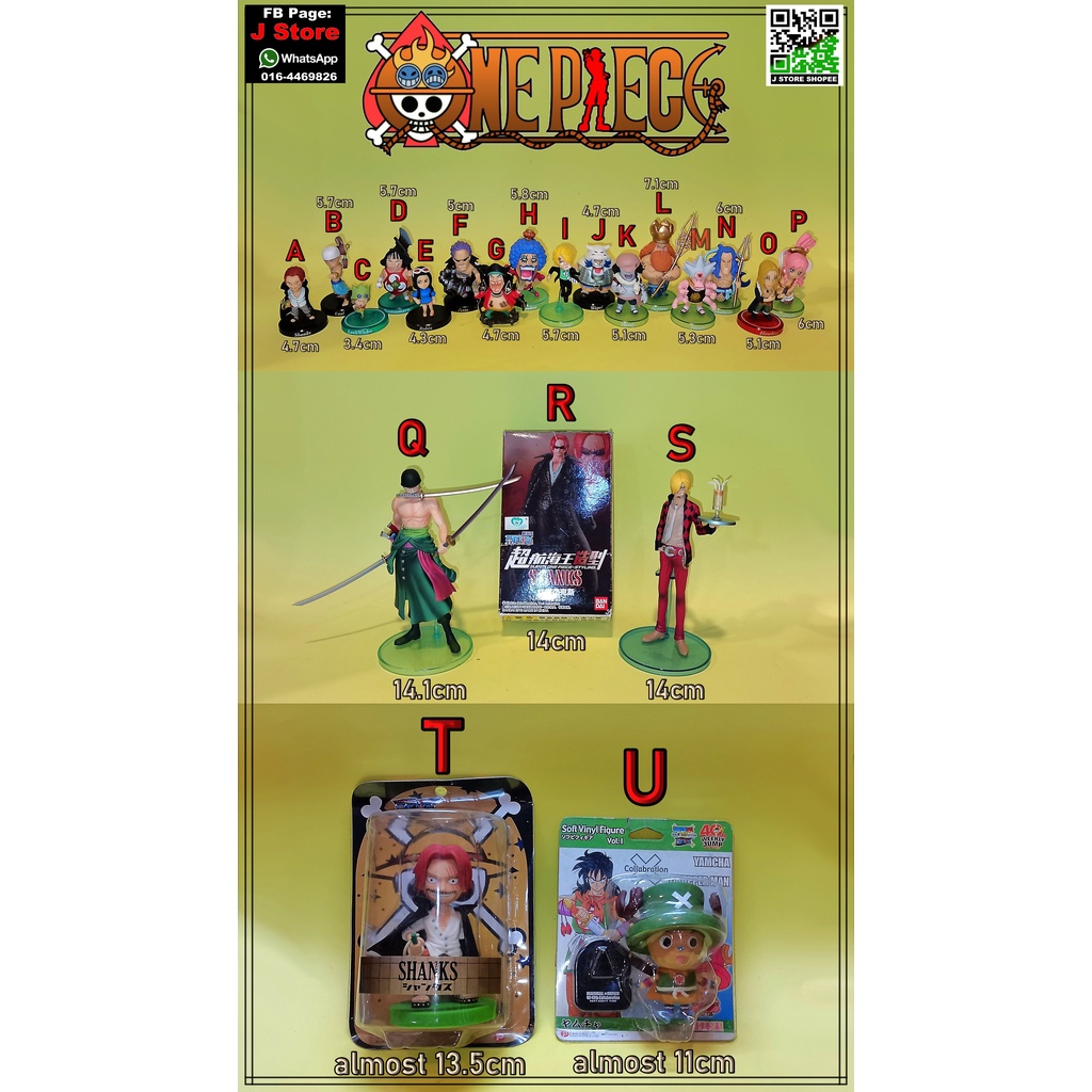 One piece figure 7 ( J Store ) Shopee Malaysia