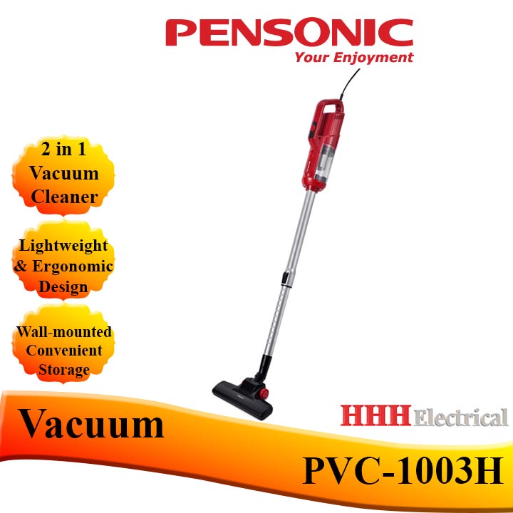 PENSONIC Corded Stick & Handheld Vacuum Cleaner With HEPA Filter PVC