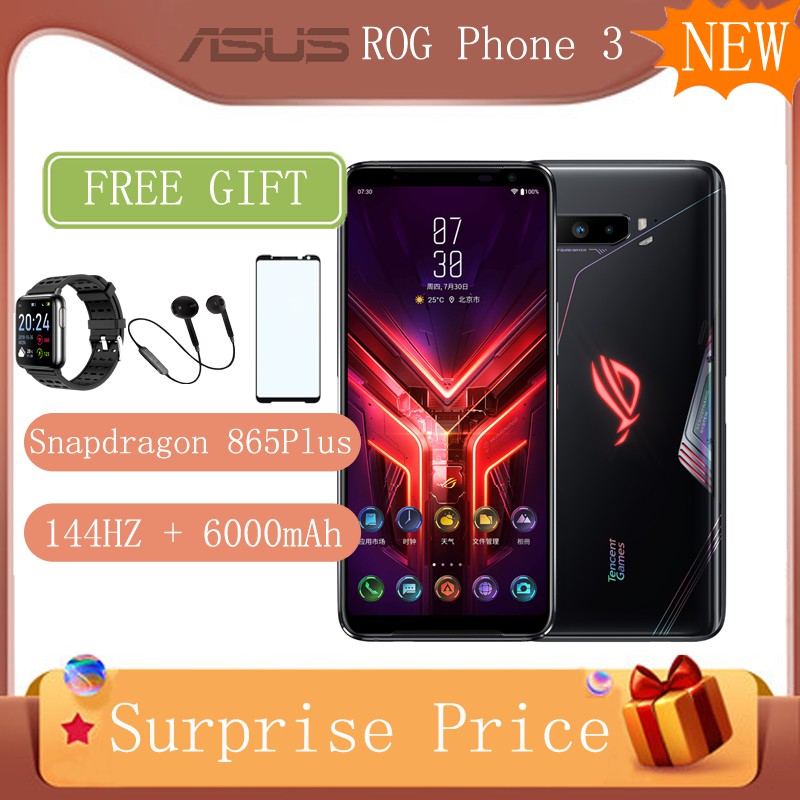 [NEW] ASUS ROG3 game phone 865 plus 144HZ ROG 3 phone rog game phone 3 rog phone 3 ROG3 better