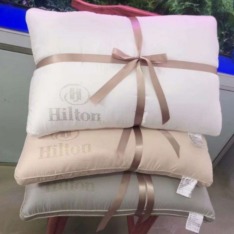 Bantal Hilton Viral Exclusive/ Hilton Pillow Premium Silk FREE Bag [Ready Stock Shopee Malaysia