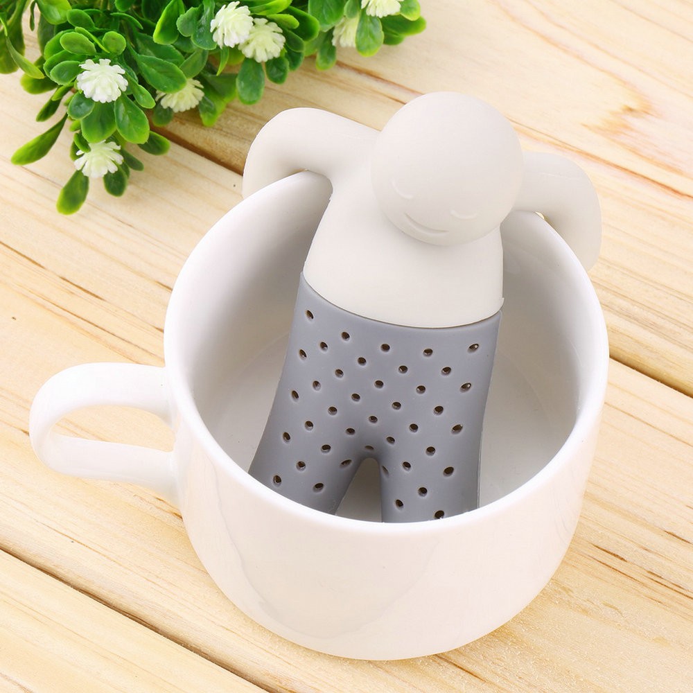 Tea Infuser Silicone Loose Tea Leaf Strainer Herbal Spice Filter