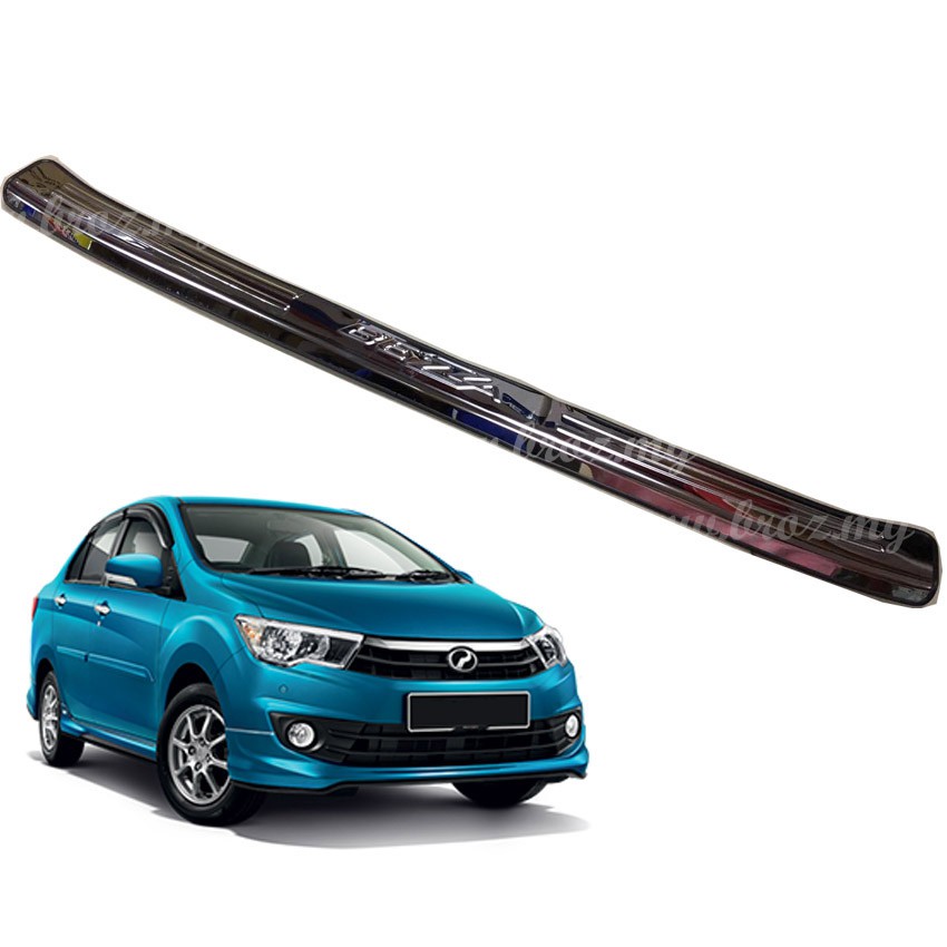 Perodua Bezza Original Stainless Steel Car Rear Bumper Protector