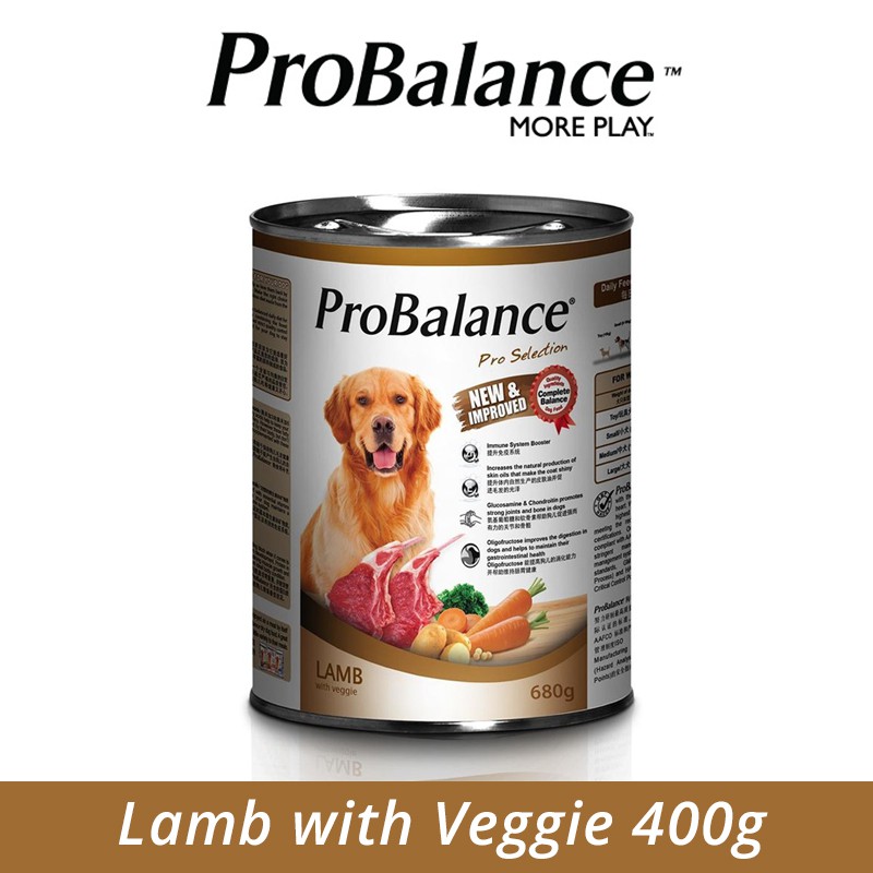 ProBalance Wet Dog Food Lamb with Veggie 400g Shopee Malaysia