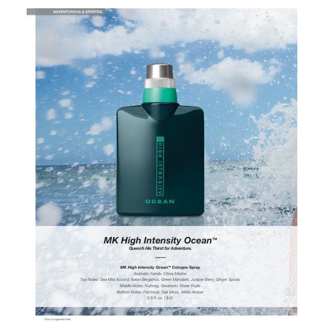 MK High intensity Ocean Cologne Spray 73ml Shopee Malaysia