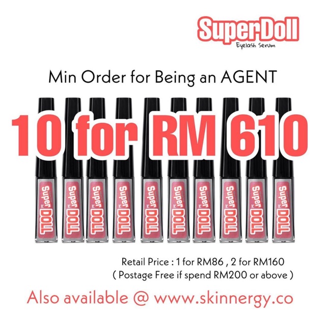 SuperDoll Eyelash Serum (Wholesale) Shopee Malaysia