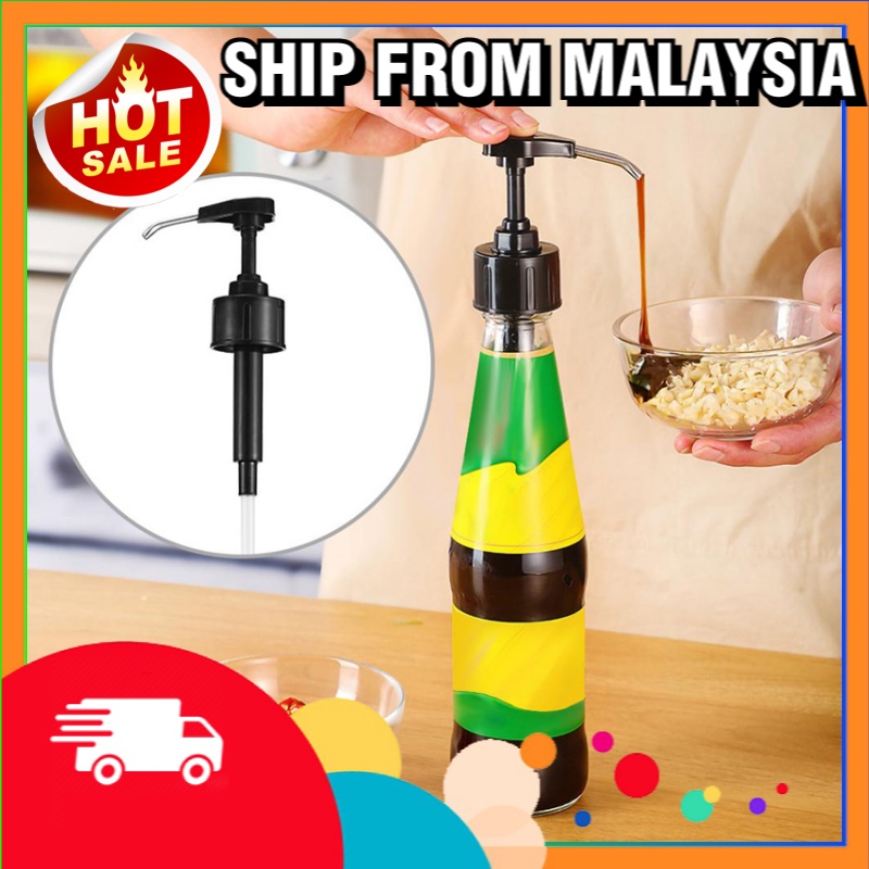 Portable Sauce Pump Head Household Oyster Oil Chili Tomato Sauce Bottle