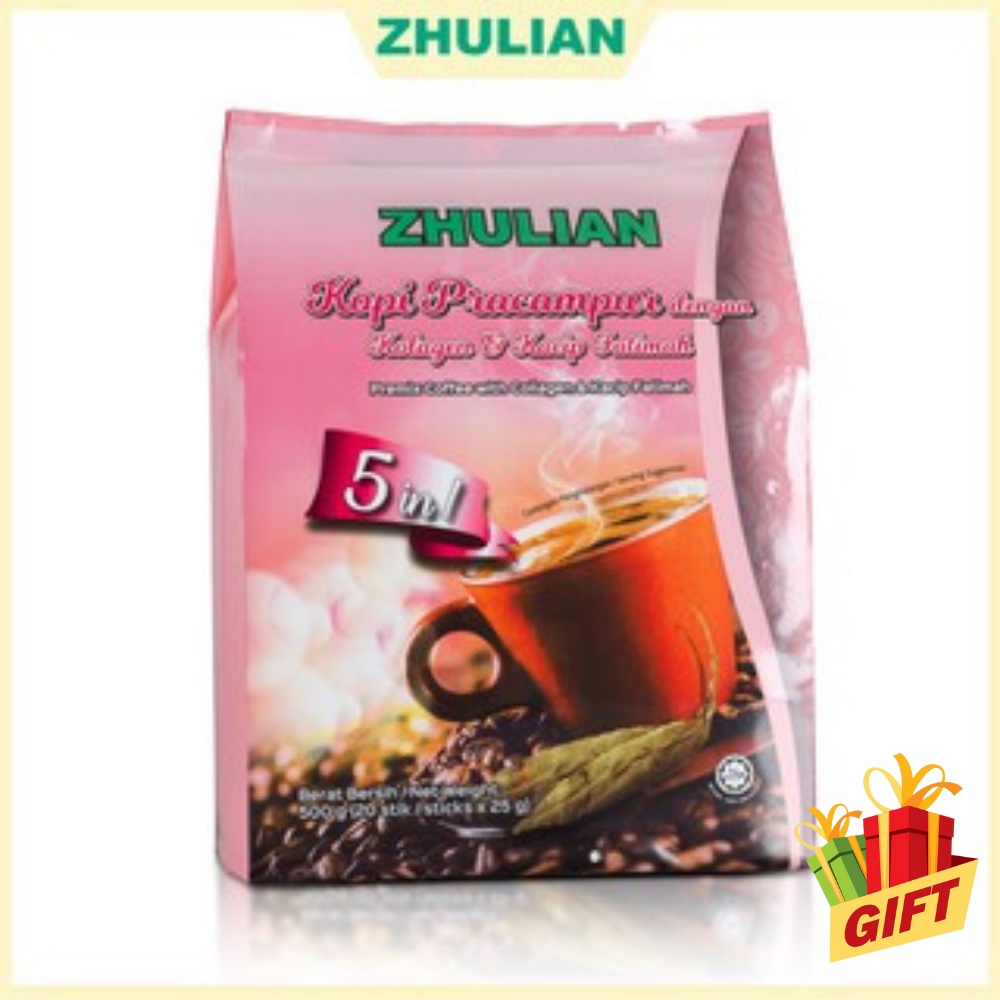 [FB2550] Kopi Pracampur dengan Kolagen & Kacip Fatimah ZHULIAN (20