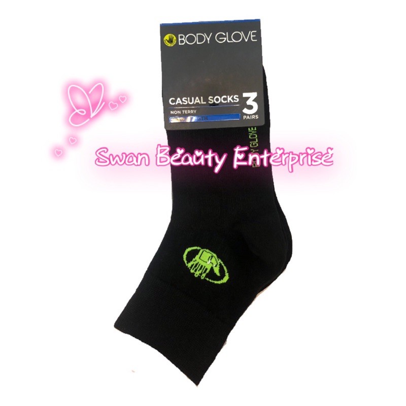 BODY GLOVE Socks BGC03 Assorted Color (3 Pairs) Shopee Malaysia