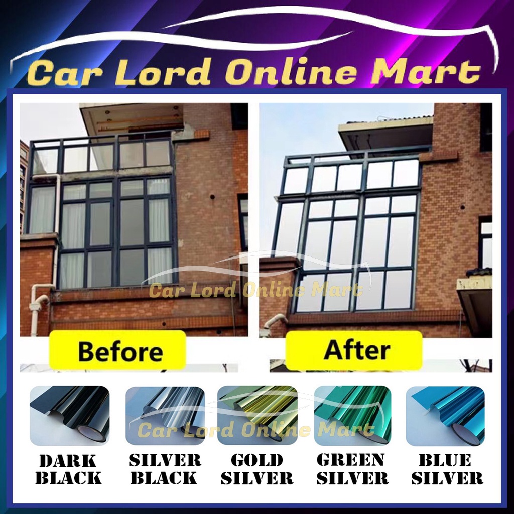 Tinted UV Colour House / Tinted Sliding Door / Tinted UV Warna Rumah