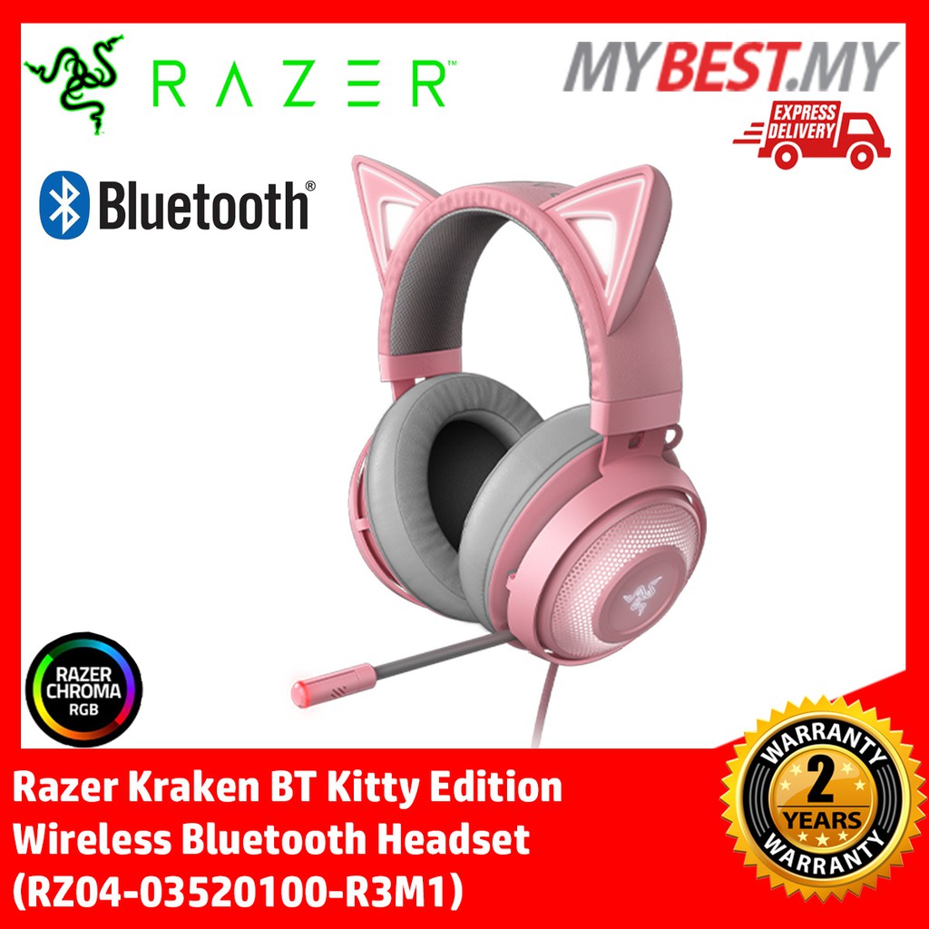 Razer Kraken BT Kitty Edition Quartz Pink Wireless