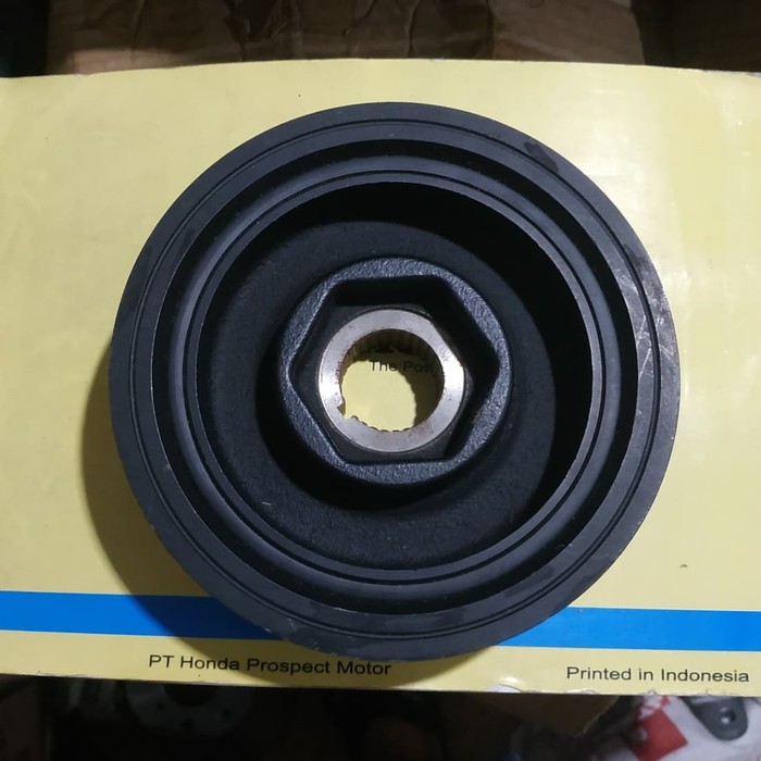 Crankshaft Axle Crutch Pulley For HONDA CRV Gen 2 K20 K24 Accord CM5