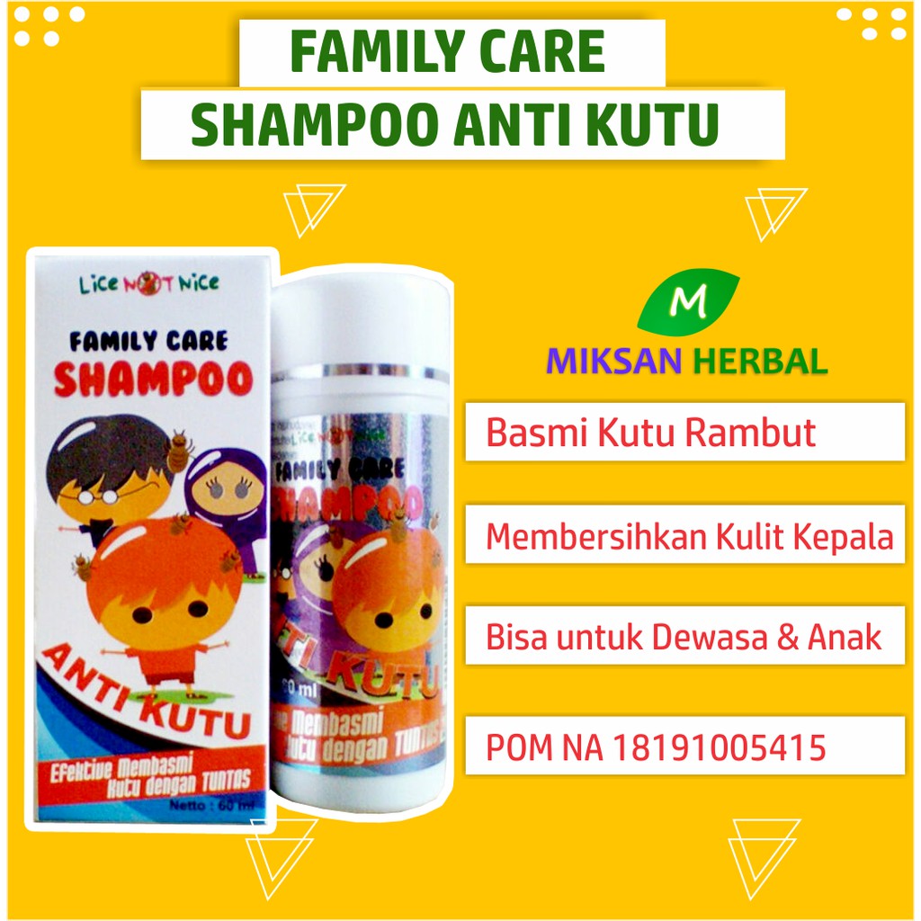 Family Care Hair Lice Shampoo Anti Lice Shampoo Shopee Malaysia