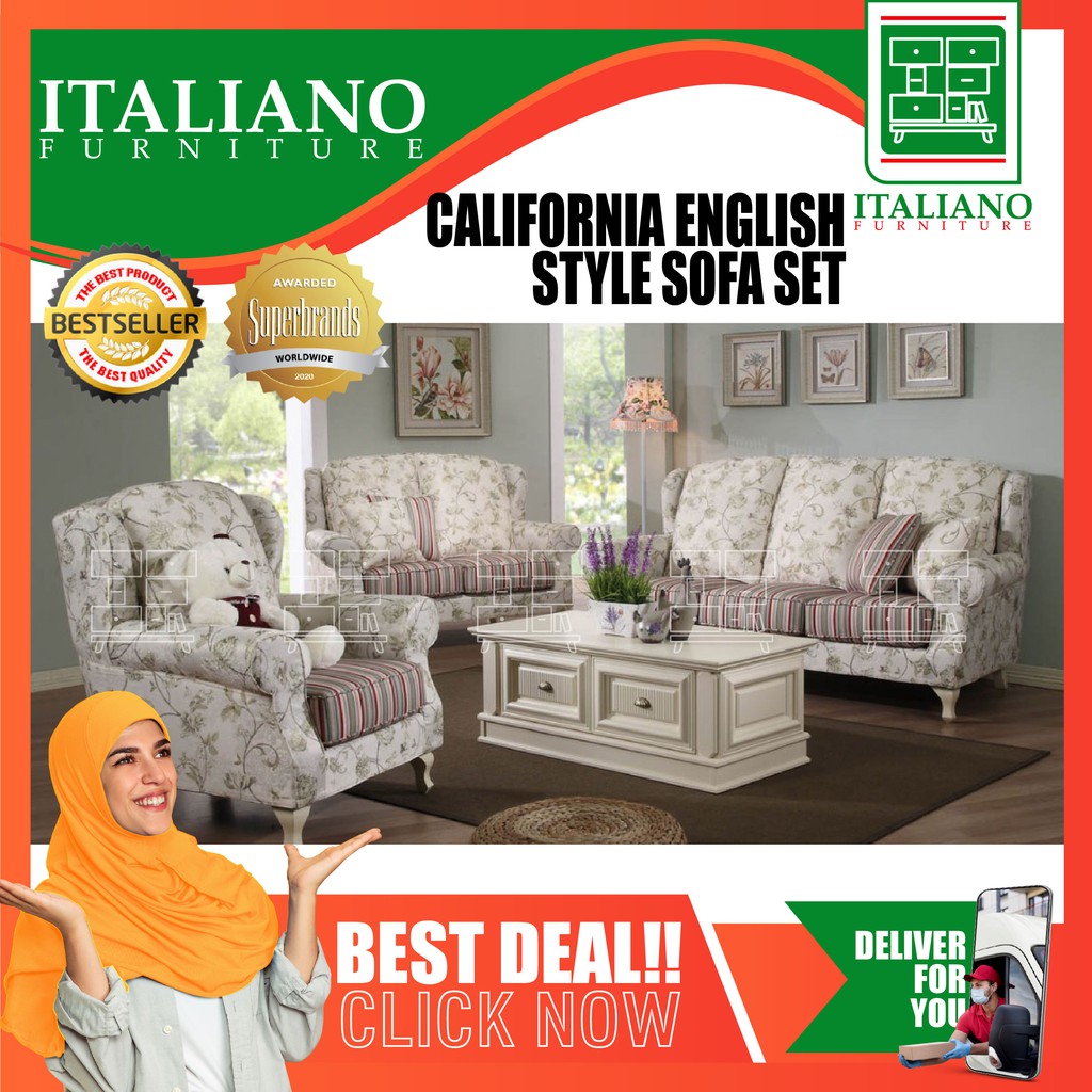 English Style Sofa Baci Living Room