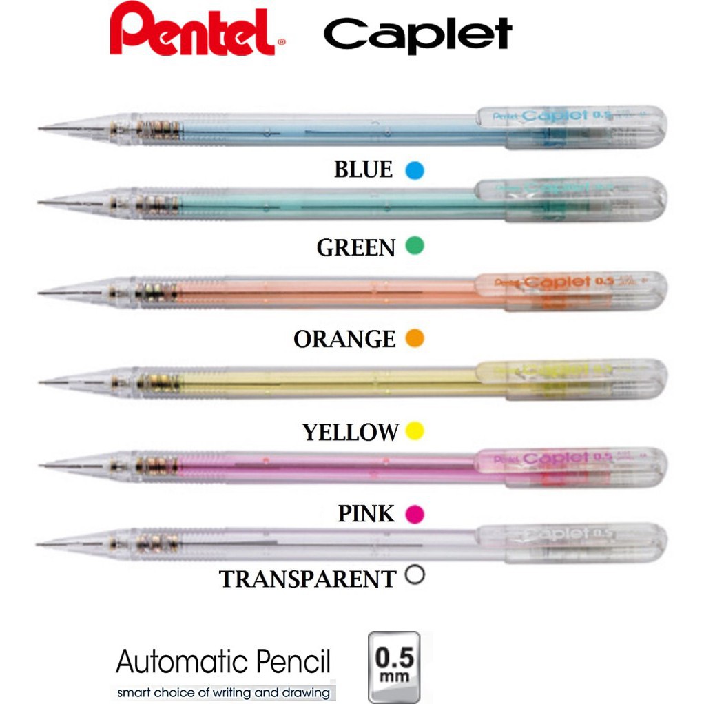 Pentel Caplet Mechanical Pencil A105 0.5mm 1pcs Shopee Malaysia