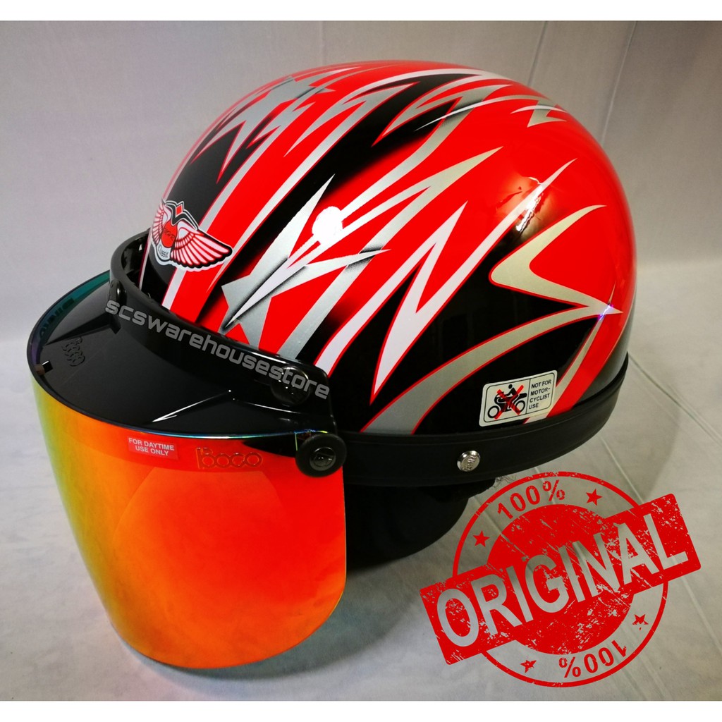MHR III Half Cut Helmet / Original MHR 3 STELLA RED KYT Arai SGV AGV